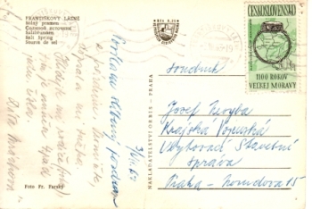 Františkovy Lázně 1963 95 001 ●